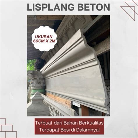 jual lisplang beton  cm    lisplang minimalis lisplang