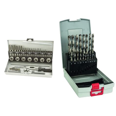 Brüder Mannesmann Werkzeuge M53250 B Set de Tarauds et Filières 32