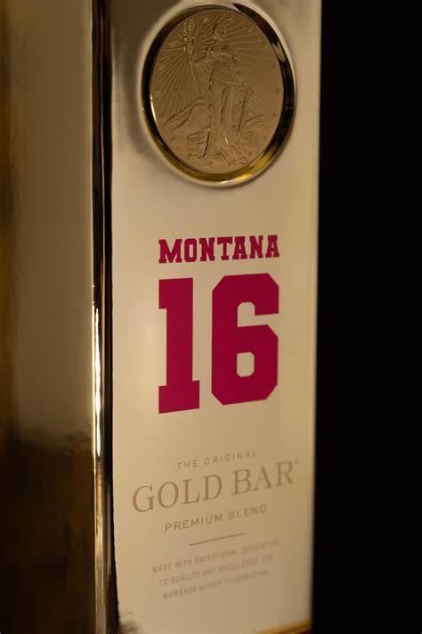 Gold Bar® Whiskey Blend 117 Joe Montana Collection