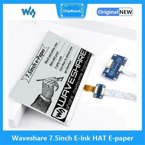 Waveshare Inch E Ink Hat E Paper Display X Supports Raspberry