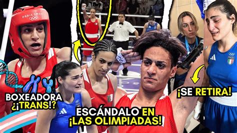 Esc Ndalo En Los Juegos Ol Mpicos Boxeadora Italiana Abandona Pelea