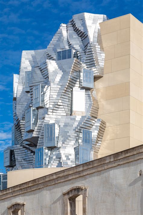 frank gehry's twisting LUMA tower in arles, france nears completion