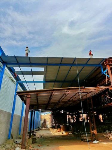 Panel Build Iron Prefabricated Factory Shed At Rs Sq Ft In