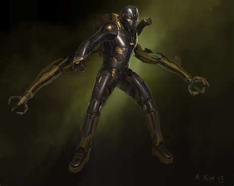 Artstation Yellow Jacket Concept For Ant Man