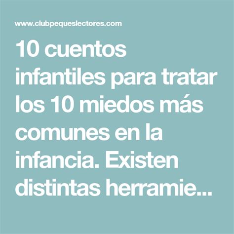 10 cuentos infantiles para tratar los 10 miedos más comunes en la