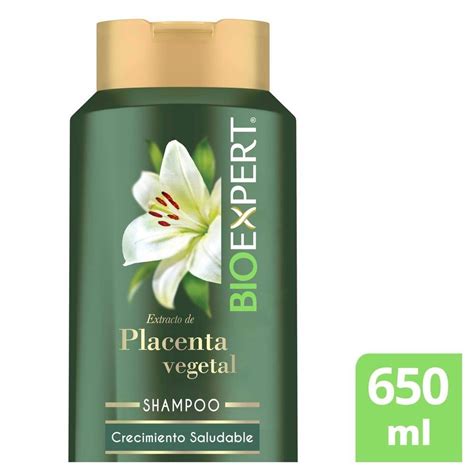 Shampoo Bioexpert Placenta Vegetal Crecimiento Saludable Ml Walmart