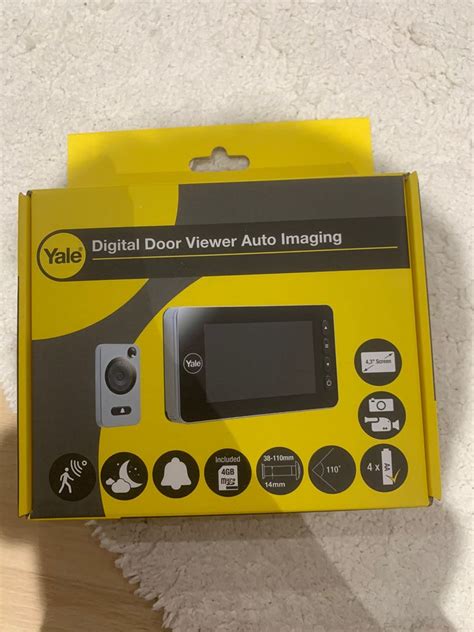 Yale Motion Digital Door Viewer DDV3 Furniture Home Living Security