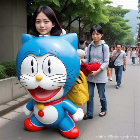 doraemon full body Prompts | Stable Diffusion Online