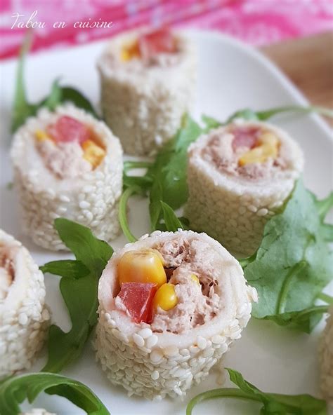 Makis De Pain De Mie Au Thon Et Ma S Tabou En Cuisine