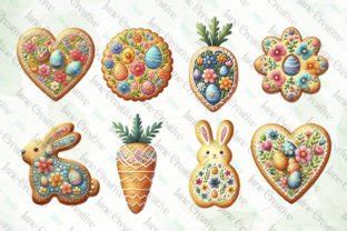 Easter Biscuit Sublimation Bundle Graphic By Janecreative Creative