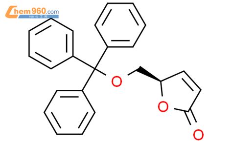 101758 68 3 2 5H Furanone 5 triphenylmethoxy methyl R 化学式结构式