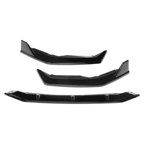 Painted Bright Black Front Bumper Lip Chin Spoiler Splitter For Nissan