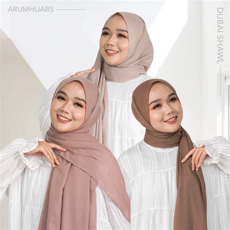 Jual Dubai Shawl Premium Pashmina Voal Magical X Cm Shopee Indonesia