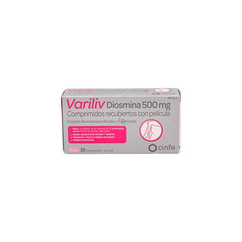 Comprar Variliv Diosmina 500 Mg Comprimidos Recubertos Con Pelicula