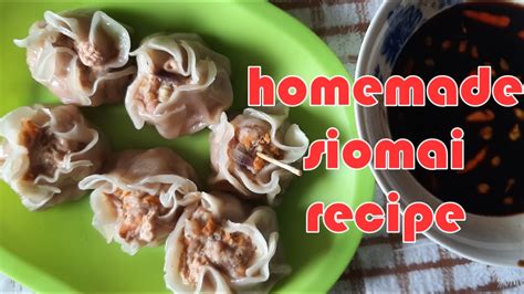 Homemade Pork Siomai Recipe Master Siomai Recipe Easymealpinoy