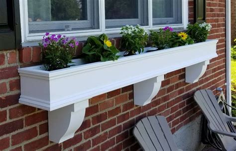 Pvc Window Flower Box No Rot Flower Window Boxes Etsy