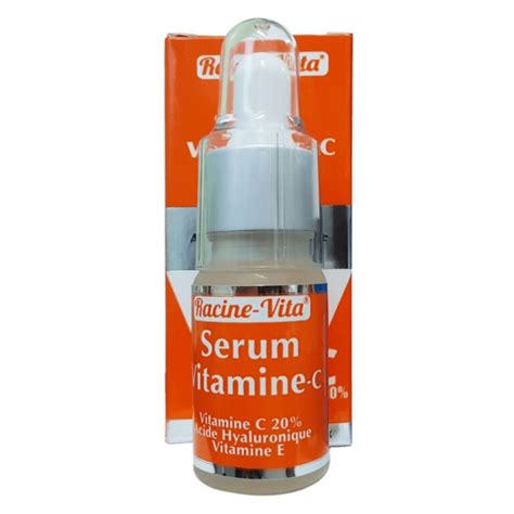 Racine-Vita Sérum Vitamine C 20%, Acide Hyaluronique Et Vitamine E ...