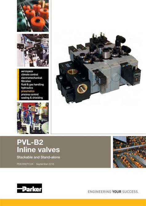 Pdf Pvl B Inline Valves Parker Parker Hannifin Corporation