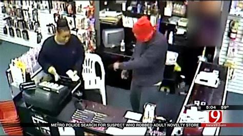 Caught On Camera Man Robs Okc Adult Toy Store At Gunpoint