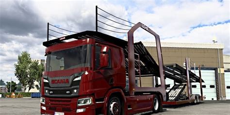 Scania P Cartransporter For Eugene Scania Pack ETS 2 Mods Ets2 Map