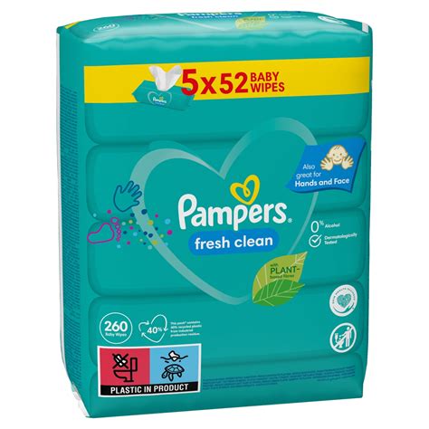 Pampers Fresh Clean nedves törlőkendő 260 db