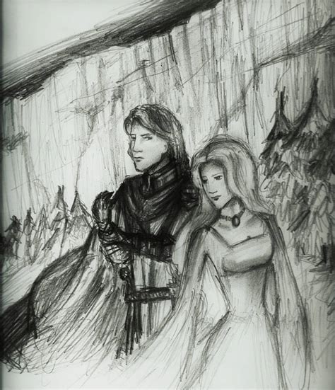 Jon Snow And Melisandre by B-jackdaw on DeviantArt