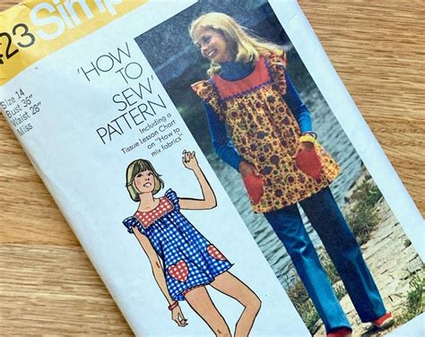 Simplicity S Pattern For Misses Smock Top Pants Bikini