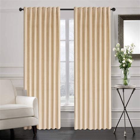 Off White Velvet Curtains