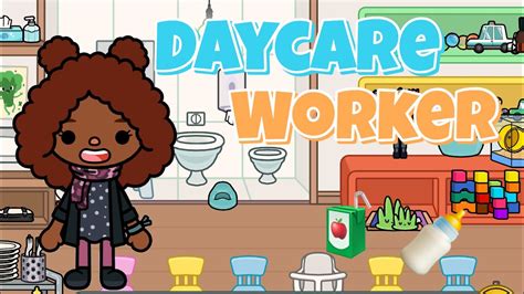 Day In The Life Of A Daycare Worker Toca Life World Youtube