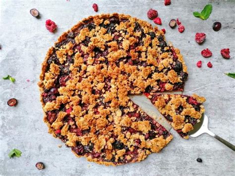 Lazyfitgirl Recept Fruit Crumble Taart