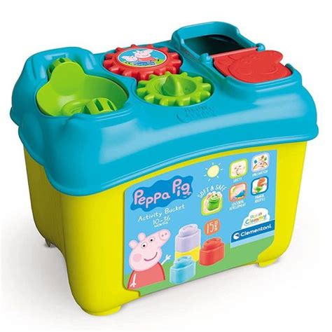 Peppa Pig Cubo De Actividades Para Bebés Con Piezas Suaves Multicolor