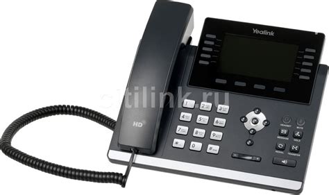 Купить SIP телефон YEALINK SIP-T46U в интернет-магазине СИТИЛИНК, цена ...