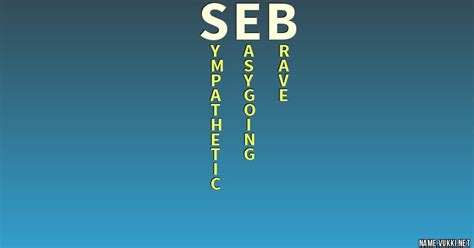 The Meaning Of Seb Name Meanings