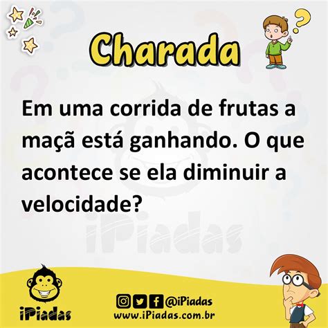 Charadas de Frutas - Piadas Engraçadas