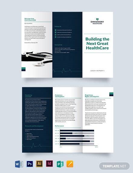 A Medical Tri Fold Brochure Template