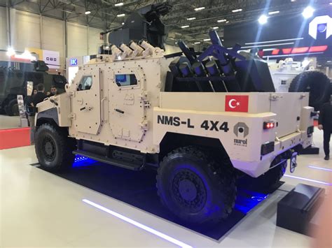 Türk Savunma Sanayisi NMS Light YÖRÜK 4X4 Hafif Zırhlı Araç ile