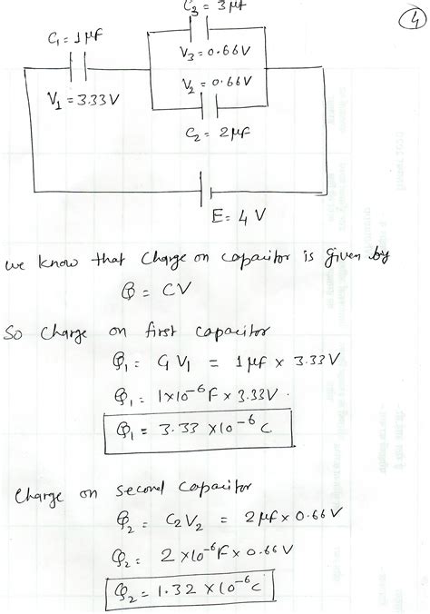 Solved Three Capacitors C1 C2 And C3 And An Emf E Are Connected In A