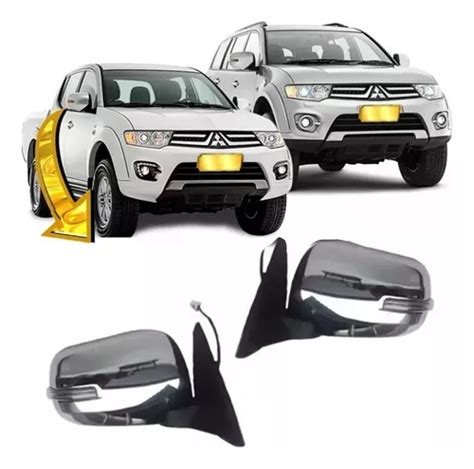 Retrovisor Pajero Dakar L200 Triton 2014 2015 Pisca Retratil