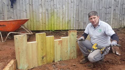 How To Build A Garden Wall With Railway Sleepers