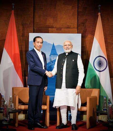 Foto Presiden Jokowi Dan Pm Modi Bahas Penguatan Kerja Sama Pangan