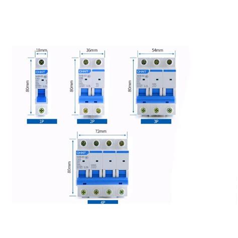 Air Circuit Breakers NXB 63 4P 2A 3A 6A 10A 16A 20A 25A 32A 40A 63A