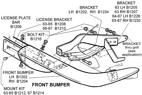 Corvettes C Front Bumper Part Diagram