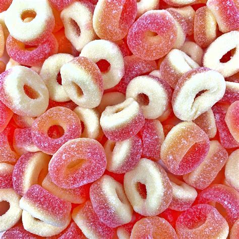 Fizzy Peach Rings 150g Pick And Mix Sweets