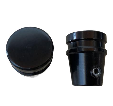 Botão Billet Black Painel Hot Rods Pick Ups Performance V