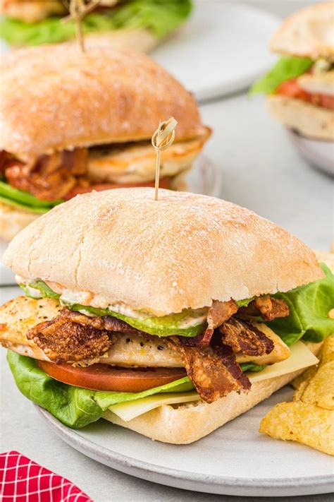 California Chicken Club Sandwich Tidymom®