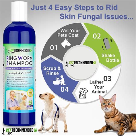 Medicated Dog Shampoo for Ringworm - 16oz/473ml — Vet Recommended