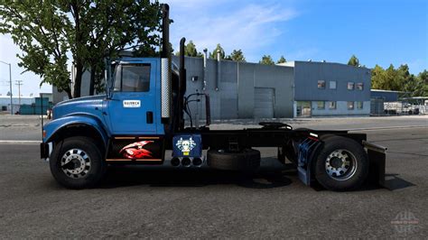 International Cyan Cornflower Blue For American Truck Simulator