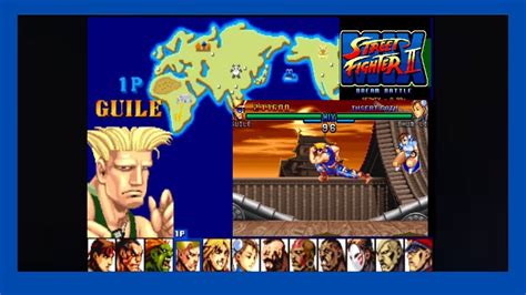 Street Fighter 2 Mix Dream Battle Arcade Cps 1 Hack Guile Full Game Youtube