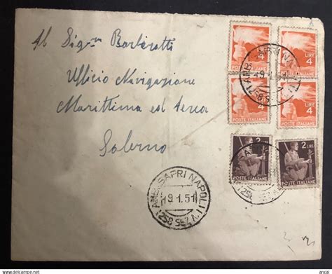 Storia Postale Italy A Lettera Con Annullo