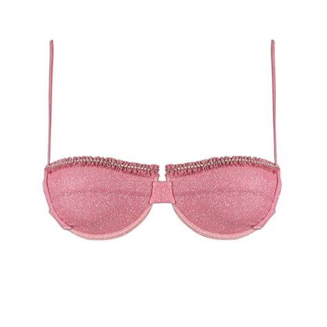 REVOLVE Swim Revolve Bikini Top Sparkly Pink Poshmark